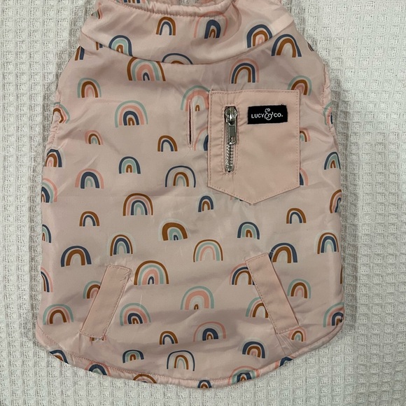 Lucy & Co In The Clouds print dog jacket - Picture 3 of 7